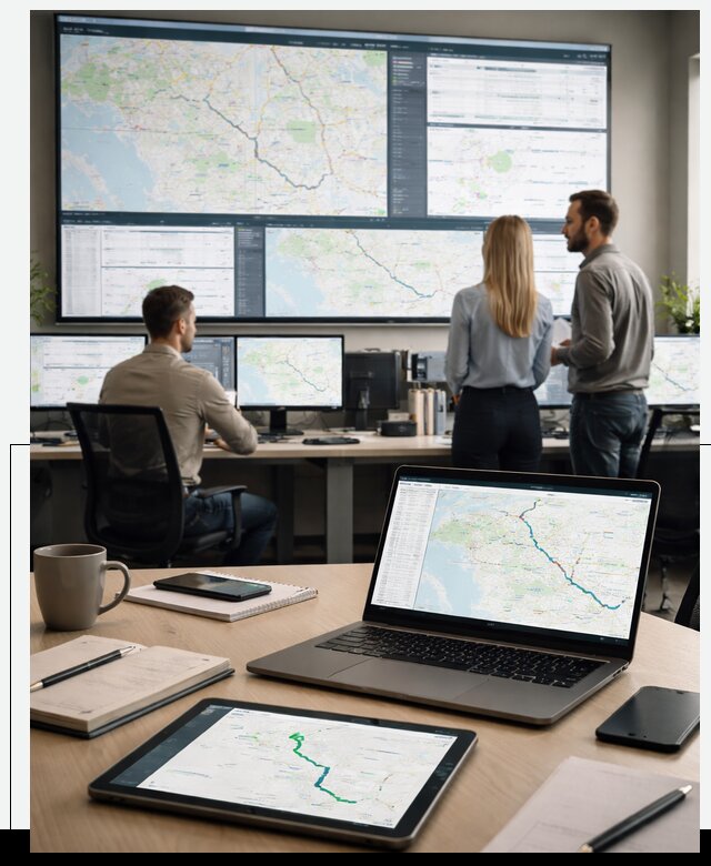 Трекинг грузов и Fleet Management, мониторинг автопарка в Донском