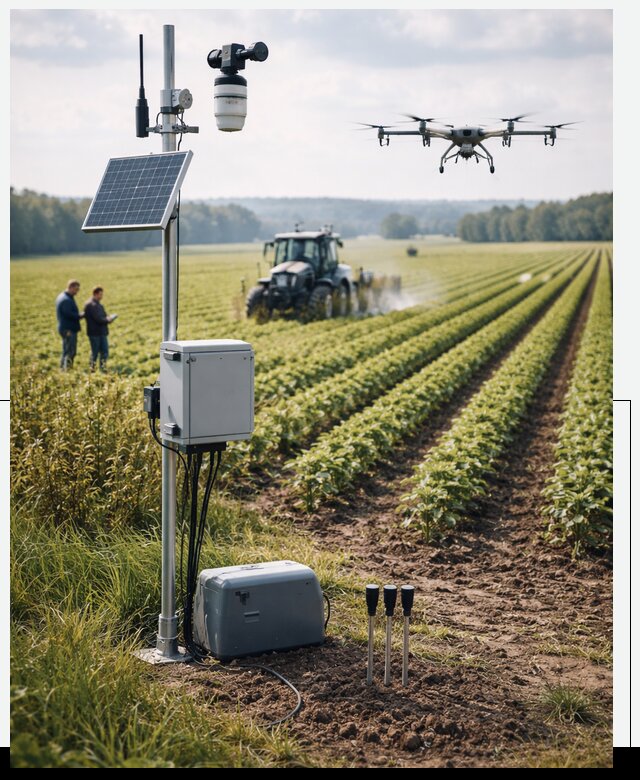 Разработка IoT мониторинга полей в Донском от 8612 р. | АвикейДнс